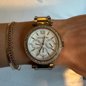 Michael Kors Gold and Silver Women's Watch